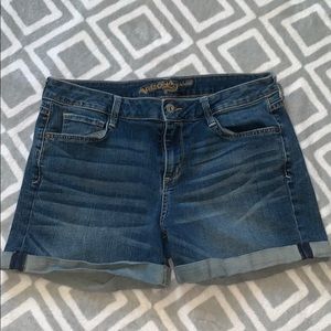 High waisted jean shorts (never worn)